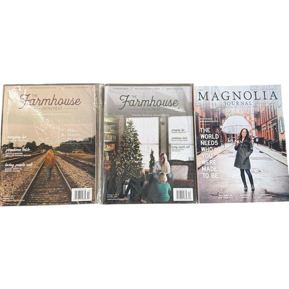 Magnolia Other - Magnolia Journal Magazine Lot Joanna Gaines Farmhouse Decor Issues Set